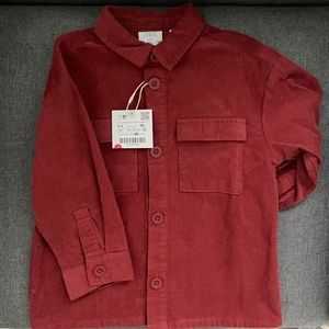 Zara Boys Corduroy Button Down